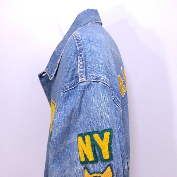 POLO RALPH LAUREN New 3XLT Denim Jean Jacket NWT TAGS XXXL BIG & TALL RL TIGERS - Picture 10 of 16